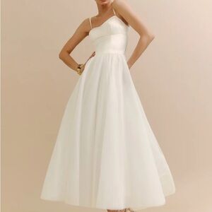 Reformation Alouette Dress Ivory - Size 4